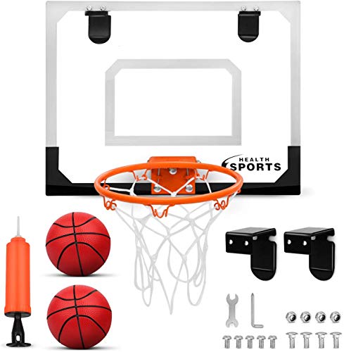 Dreamon Mini aro de baloncesto para niños de interior, aro de baloncesto montado en la pared, accesorio para habitación de oficina, juguetes deportivos para niño